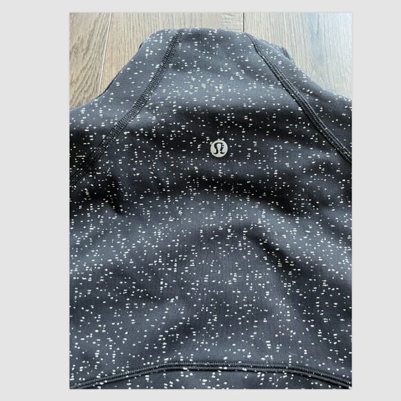 Lululemon Define Pullover 1/2 Zip, Size 10, Magnetized Jacquard, Black/White - Picture 7 of 10